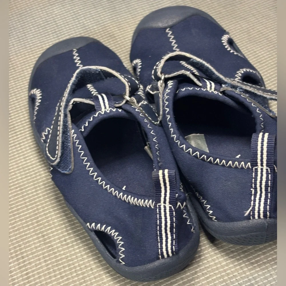 Nautica Kettle Gulf Boys Navy Blue Water Shoes / Aqua Socks - Size 12 Little Kid